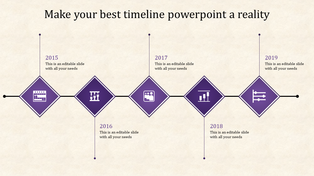 Best Timeline PowerPoint Template and Google Slides